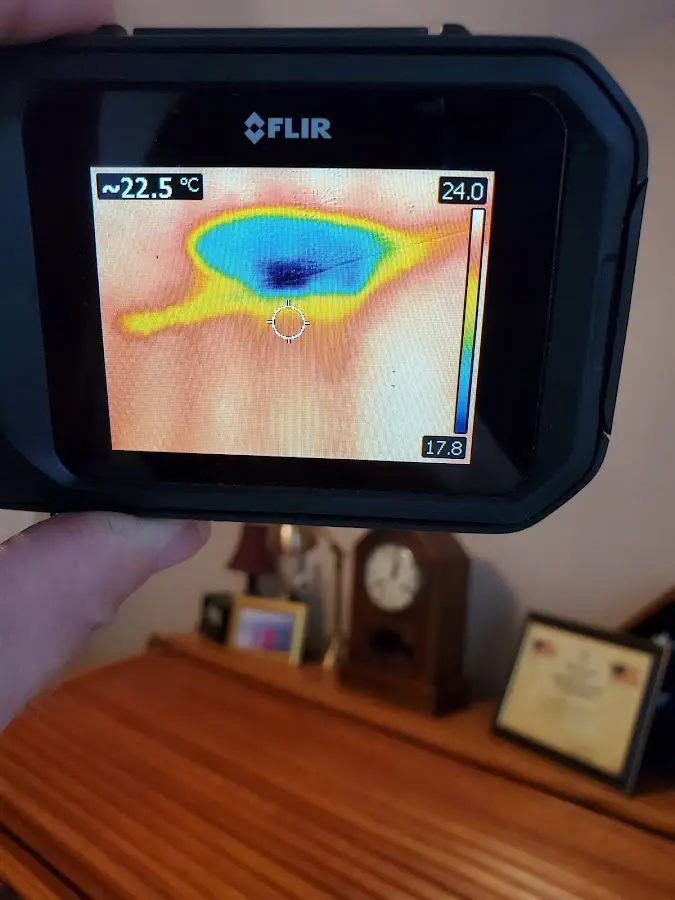 Thermal imaging inspection for water damage in De Soto